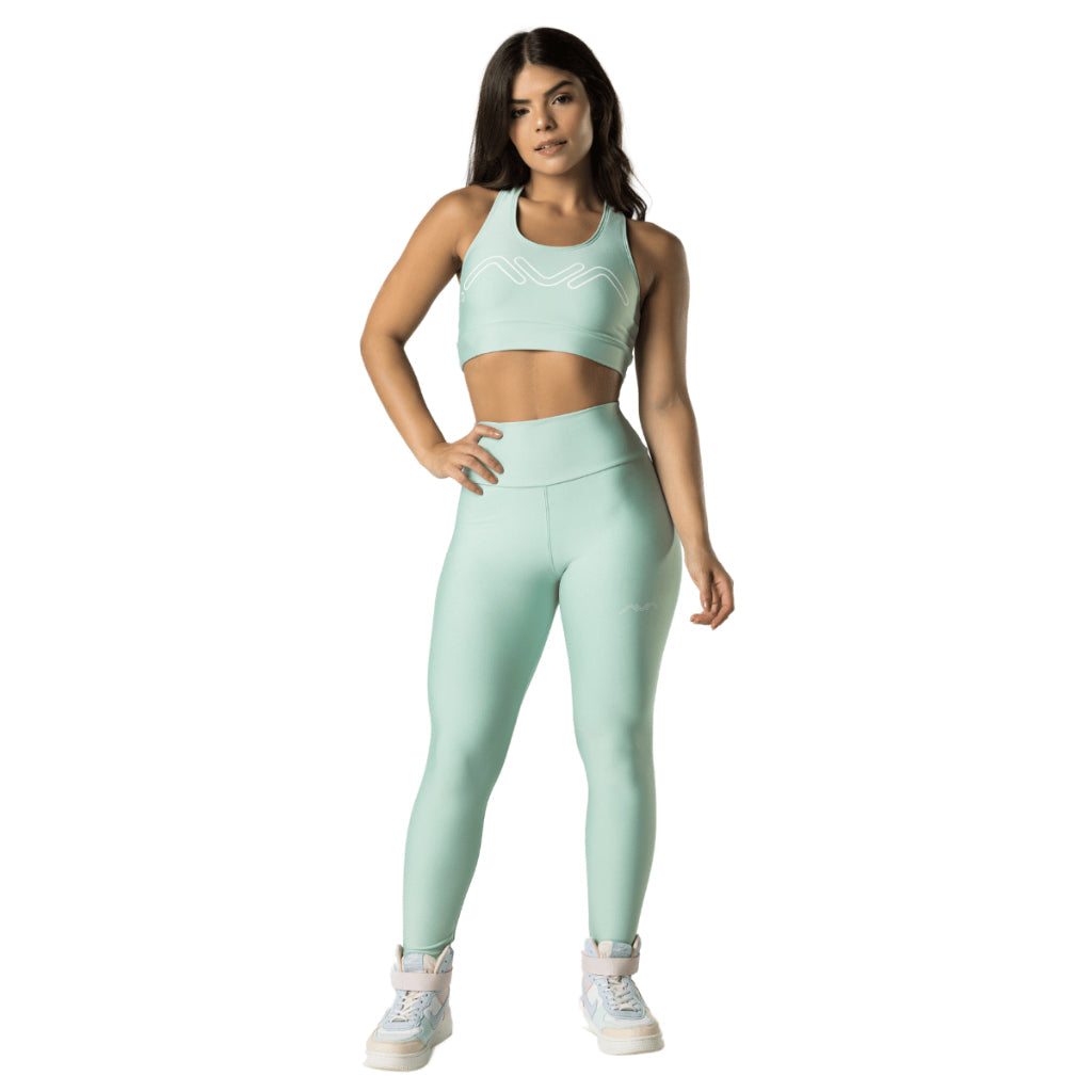 Conjunto Feminino Academia Top e Legging AVA Fitness Originals